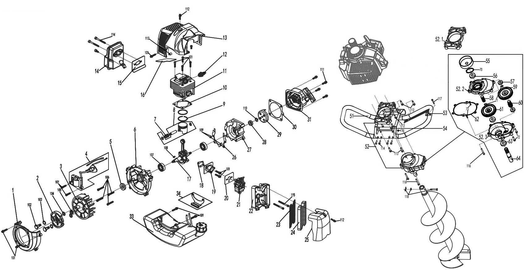 GGD-52 / GGD-300 Huter / МБ-52 Ресанта