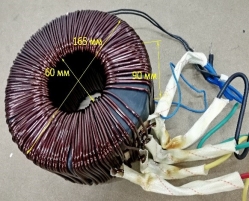Вольтодобавочная катушка 5КВА (Ц) без вывода 12В с NT196