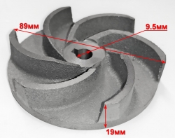 Импеллер D=89,6мм, H=19,3мм для ФН-250(19) DMN