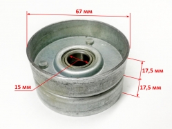 Натяжной ролик клиноременной передачи для SGC8100(114),6000CD,11000CD(110) ZMD, 4100(85-87) GPW