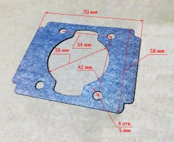Прокладка цилиндра для TR-1000T(47) TFY, 1000T (18) Eurolux CTY, GGT-750U, GGT-800T/S