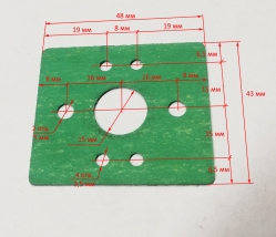 Прокладка карбюратора для GGD-52(67)WNХ,GGD-52,GGT-1300-2900,430-553(20)OOY,TR-1900S/T,2500S,3000T (