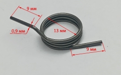 Пружина 1х13х4 мм флажка для Р-82СТ(6), Р-82/1100(25), Р-110/1100, Р-110/1300, Р-110СТ(16) YHV