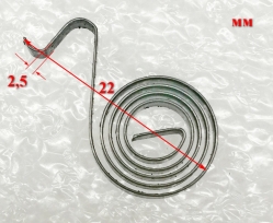 Пружина щетки для П-550К(77),П-30-900К(27-4),П-32-1000К(25-4)BNY,П-24-650К,П-650К(79) доBNY036, П-65