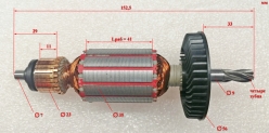 Ротор для П-550К(45)BNY,П-24-650К,П-650К(47) доBNY036, П-650К,П-24-650К(18)cBNY036