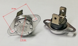 Термореле KSD301 75°C 10A 250V НЗ