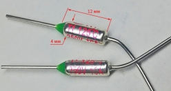 Термопредохранитель 125°С 10А 250V