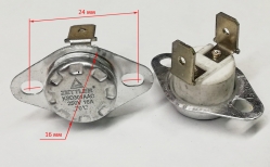 Термореле KSD301 70°C 16A 250V НЗ