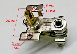 Термостат биметаллический L вала=11 мм 10A KST220