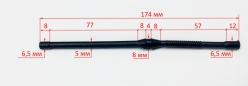 Шланг топливный для BS-62,52,45(M)(48)TPW,52(113)SAF,GS-4516,5220,BS-62 (81)OOY