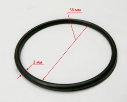 Уплотнительное кольцо 55х3мм для ФН-450,750(45), ФН-1100Л,1500Л(34), ФН-2200Л(38)