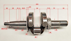 Коленвал для МК-8000(58) HUC, MK-8000М/135(58) WGC, МК-8000(16) SEC,МК/МБ-8000 (1) SNR