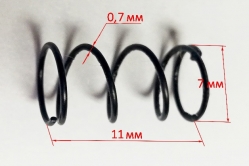 Пружина 0,6х8х12 мм