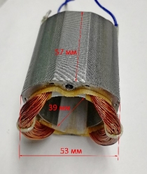 Статор Lраб.=57 мм для УШМ-125/1400Э Ресанта, 125/1200Э, 150/1400Э(31) ZMD