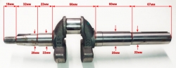 Коленвал для GLM-4.0G(39) DJP, GLM-5.0(39) с DJP5