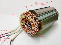Статор Lраб=120 мм,dраб=50 мм, для СН-100(38) с ZJH68