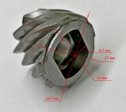 Малое зубчатое колесо для УШМ-180/1800,230/2300(26) GUX