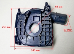 Правая половина кожуха крыльчатки для GB-26(47) TPW