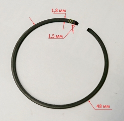Кольцо поршневое N1 (трапеция) для GGD-62(19верх), GBM-35(18) OOY
