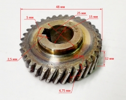 Большое зубчатое колесо для ПТ-255ПЛ(89) HMI