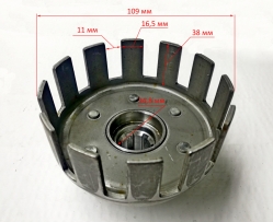 Корзина сцепления (для 12 лепестков) для МК-8000(63) HUC, 8000(23) YAH, 8000(22) HFC, 8000М(2) SEC