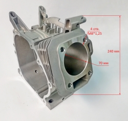 Блок цилиндра 170F (4 отверстия под статор) для SGC4100LX c ZMD042,МК-7800ML(1)HUC,8000М(1)SEC,МК/МБ