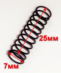 Пружина 0.5х7х25мм кнопки блокировки для ELS-2000,2.7(42),ЭП-2418(46) HGM