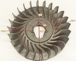 Вентилятор для GLM-6.0SP/ST, 530SX, КР-6.0БТ, КР-5.0БП/БT(6) c DJP012