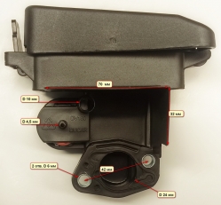 Фильтр воздушный GLM-5.0SP/ST,460ST,6.0SP/ST,530SX, КР-6.0БТ(26)c DJP012,GMC-5.0(26)c DJP011