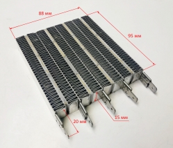 Нагревательный элемент 220V 2kW для ТЭПК-2000(10)HJV,EU-2000K(4)Eurolux BGV,2000(2)TEA,2000(2) PNV,2