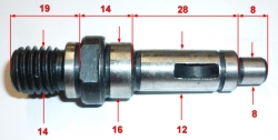 Выходной вал для УШМ-125/1200Э(4),150/1400Э,150/1300(4) Ресанта AND