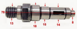 Выходной вал для УШМ-230/2300(4) AND