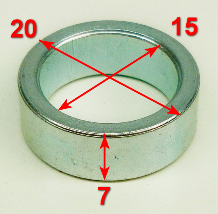 Втулка 15х20х6.3мм