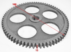 Шестерня привода (72 зуба) для SGC4000(172),4100,4800(56),6000(62),8100(63) с ZMD029,СБ-4000(172)ZMD