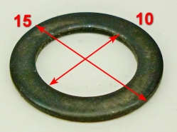 Шайба упорная масляного насоса 10х15х1мм