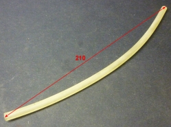 Шланг 3х6х210мм (прозрачный)
