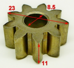 Малое зубчатое колесо для ELS-1500P(13) Eurolux, ELS-1800P(18) SAF