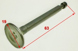 Клапан выпускной для GLM-5.0(59) HTG, GLM-3.5LT(27) SAF ,GLM-5.0S(44) с DJP5,GMC-5.0(44) KST