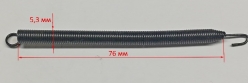 Пружина 0,7х5х91 мм откидного кожуха ДП-185/1600(44) YTAW