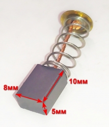 Угольная щётка 5х8х10для Р-82/800(5) YHV, ФМ-470К(13),СШ-550/1(16) Ресанта AND