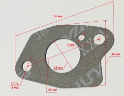 Прокладка карбюратора Б
