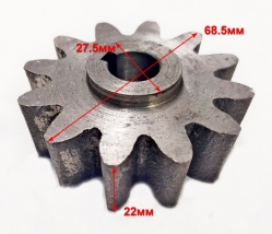 Звёздочка ведущая для БМ-180-230(19) с LGP11