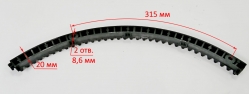 Сегмент венца зубчатого для БМ-130П(А-9),160П,180П(А-13) TTR