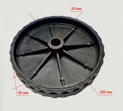 Колесо D=200мм для БМ-130П,160П,180П(А-10),200П,230П(А-18) TTR