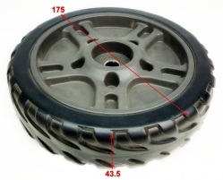 Колесо переднее для GLM-4.0(7) SAF