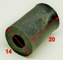Втулка пластиковая 6х12х20мм для GLM-5.0(90) HTG