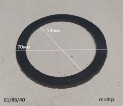 Прокладка фланца выходного штуцера ф70х7мм для ФН-450(42),ФН-750(42)