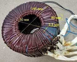 Вольтодобавочная катушка 3КВА (Ц) без вывода 12В с NT196