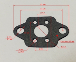 Прокладка карбюратора для TR-1000T(68) TFY, GGT-750U, GGT-800T/S