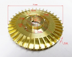 Крыльчатка для СН-50, СН-100(6) до ZJH68, СН-100(10) с ZJH68, СН-50(430 06) DMN